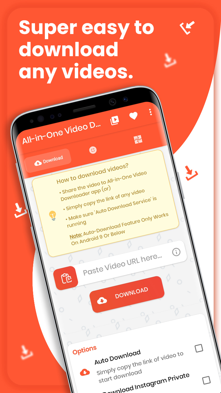 Vidmate Home Screen